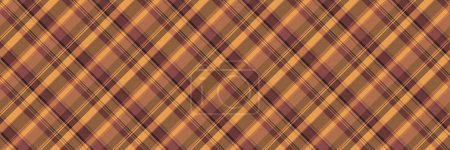 Kid vector textile background, minimal tartan seamless check. Variation texture fabric pattern plaid in orange and red color.