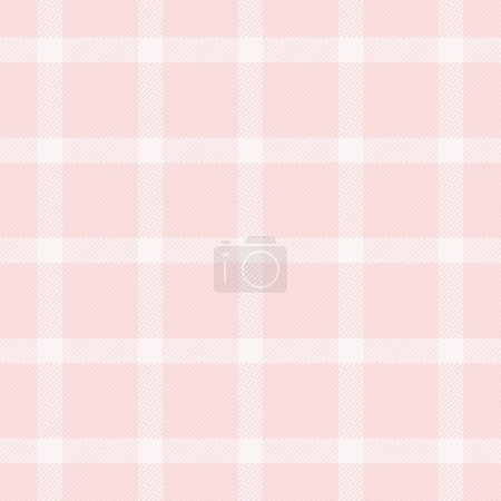 Rich textile background vector, club texture seamless tartan. Contour plaid fabric check pattern in light and white color.