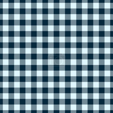 Illustration for Commercial fabric textile vector, size check plaid pattern. Fluffy seamless background texture tartan in dark and light color. - Royalty Free Image