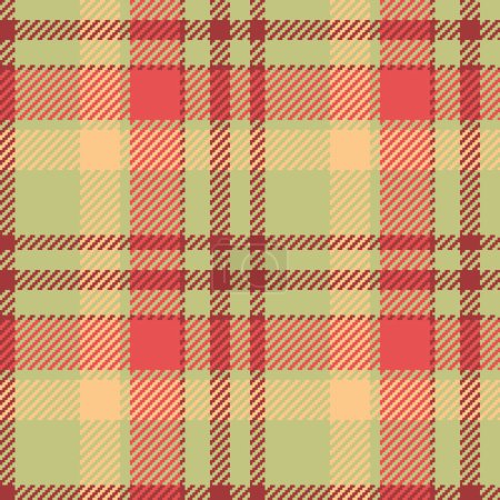 Foot vector seamless check, femininity tartan textile plaid. Trousers fabric background texture pattern in red and lime colors.