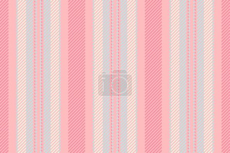 Vector texture fabric of background vertical stripe with a pattern textile lines seamless in light and red colors.