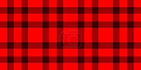 Silk check textile background, poncho seamless fabric tartan. Row plaid texture pattern vector in red and maroon color.