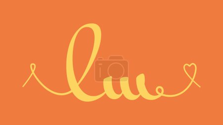 LM erste Hochzeit Monogramm Kalligraphie Vektor Illustration. Handgezeichneter Schriftzug l und m love Logo Design für Valentinstag Poster, Grußkarte