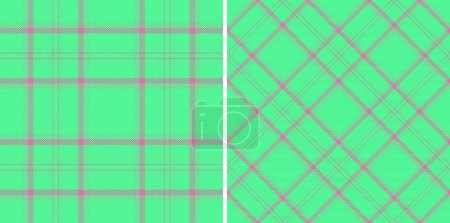 Pattern fabric background of texture check vector with a plaid textile tartan seamless. Set in trending colors for luxury modern curtain designs living room.