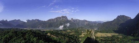 Photo for View of Nam Xay Viewpoint at lao in the morning - Royalty Free Image