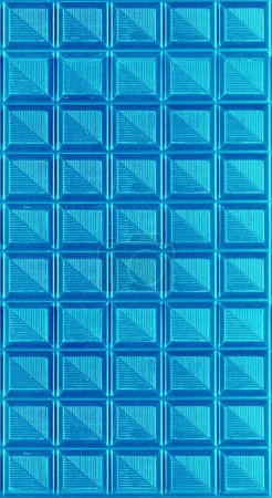Photo for Pop Art Style Metallic Blue Candy Bar for Abstract Background - Royalty Free Image