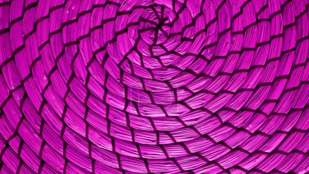 Modèle en spirale de tapis de place de jacinthe d'eau tissée pourpre orchidée