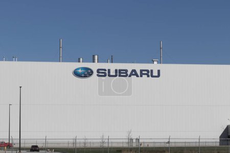 Photo for Lafayette - Circa November 2022: Subaru manufacturing plant. Subaru produces the Ascent, Impreza, Legacy and Outback models. - Royalty Free Image