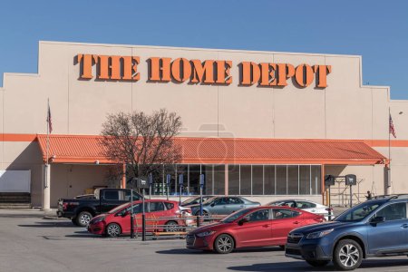 Photo for Cincinnati - Circa February 2023: Home Depot home improvement store. Home Depot is the largest home improvement retailer in the US. - Royalty Free Image