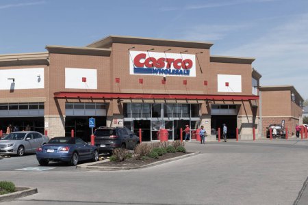 Photo for Indianapolis - Circa April 2023: Costco Wholesale Location. Costco Wholesale is a multi-billion dollar membership retailer. - Royalty Free Image