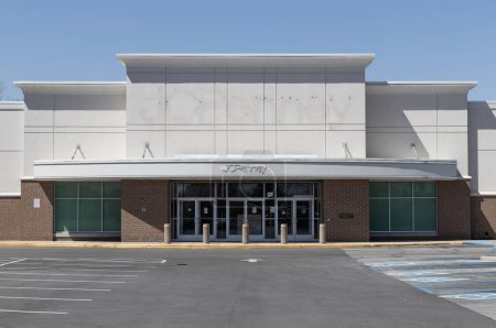 Photo for Indianapolis - Circa April 2023: Shuttered JCPenney location. After filing bankruptcy, JCPenney is being operated by Simon and Brookfield. - Royalty Free Image
