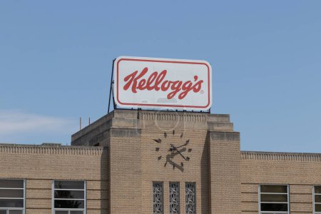 Téléchargez les photos : Cincinnati - Vers mai 2023 : Kellogg Company Snack Division. Kellogg's va scinder le snack de la division des céréales et le renommer Kellanova. - en image libre de droit