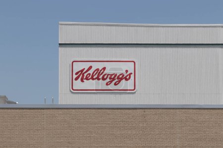 Téléchargez les photos : Cincinnati - Vers mai 2023 : Kellogg Company Snack Division. Kellogg's va scinder le snack de la division des céréales et le renommer Kellanova. - en image libre de droit
