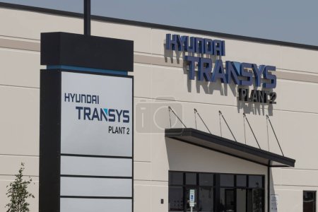 Téléchargez les photos : Championnats - Vers juin 2023 : usine Hyundai Transys. Hyundai Transys est une entreprise mondiale de fabrication de systèmes de pièces automobiles. - en image libre de droit