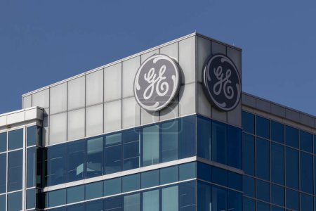 Téléchargez les photos : Cincinnati - 1er septembre 2023 : General Electric Global Operations Center. GE va essaimer ses activités à faible croissance pour se concentrer sur l'aviation. - en image libre de droit