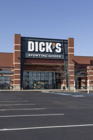 Photo for Mason - November 23, 2023: Dick's Sporting Goods retail location. Dick's Sporting Goods retails athletic apparel, footwear, and equipment for sports. - Royalty Free Image