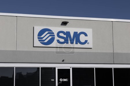Photo for Mason - November 23, 2023: SMC Corporation location. SMC develops control systems and equipment, such as directional control valves, and actuators. - Royalty Free Image