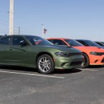 Noblesville - February 3, 2024: Dodge Charger GT display at a dealership. Dodge offers the Charger in SXT, GT, RT, and SRT Hellcat models. MY:2023