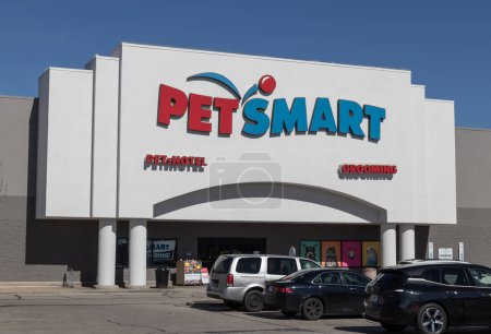 Photo for Chicago - April 6, 2024: PetSmart mall location. PetSmart sells pet supplies and in store grooming services. - Royalty Free Image