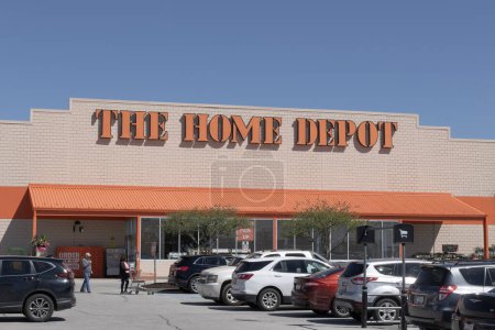 Photo for Indianapolis - April 13, 2024: Home Depot home improvement store. Home Depot is the largest home improvement retailer in the US. - Royalty Free Image