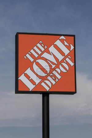 Photo for Logansport - May 2, 2024: Home Depot home improvement store. Home Depot is the largest home improvement retailer in the US. - Royalty Free Image