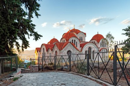 Photo for Landscape with Saint Marina Orthodox Church in Athens, Greece - Royalty Free Image