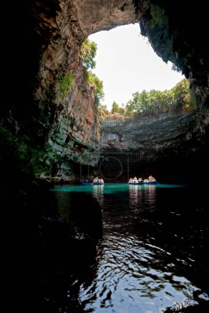 Photo for Famous Melissani lake on Cephalonia island in Greece - Royalty Free Image