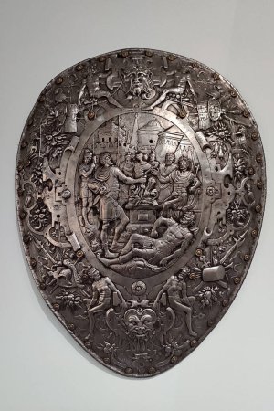 Foto de El escudo ceremonial del Museo Czartoryski en Cracovia, Polonia - Imagen libre de derechos