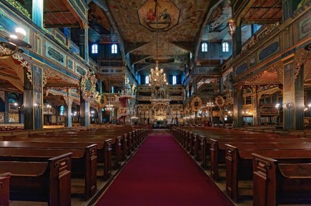 Téléchargez les photos : Vue de l'orgue de l'Eglise de la Paix à Swidnica, Ukraine - en image libre de droit