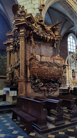 Téléchargez les photos : Église du Corpus Christi (Kosciol Bozego Ciala) à Kazimierz, Cracovie, Pologne - en image libre de droit