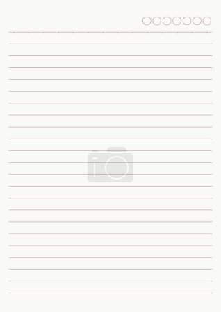 Photo for Notebook paper background. Paper lines - Royalty Free Image