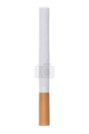 Foto de El cigarrillo aislado sobre un fondo blanco con el camino de recorte - Imagen libre de derechos