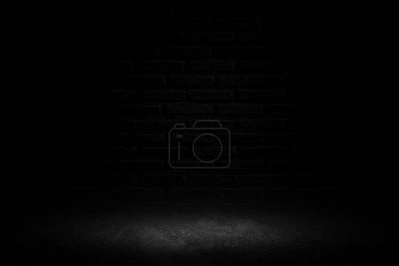 Photo for Product showcase with spotlight. Black studio room background. Use as montage for product display - Royalty Free Image