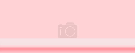 Illustration for Empty pastel pink color studio room background - Royalty Free Image