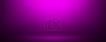 Ilustración de Empty purple color studio room background, can use for background and product display - Imagen libre de derechos