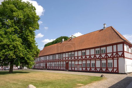 El histórico castillo de Aalborghus en el norte de Dinamarca. Aalborg.
