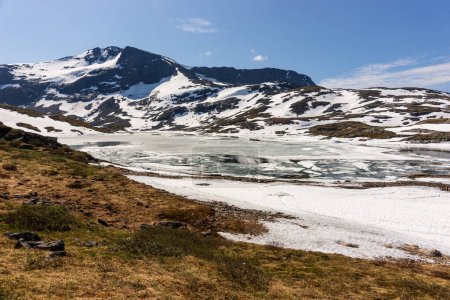 Téléchargez les photos : Beau paysage norvégien. Montagnes dans le parc national Jotunheimen - en image libre de droit
