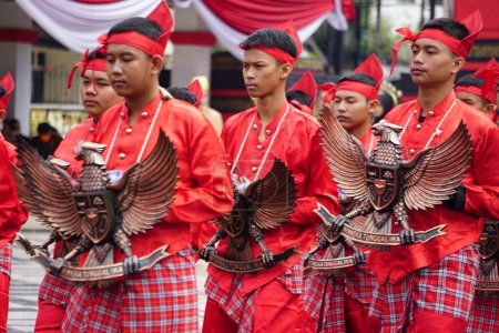 Photo for Indonesian bring national symbol, garuda pancasila - Royalty Free Image