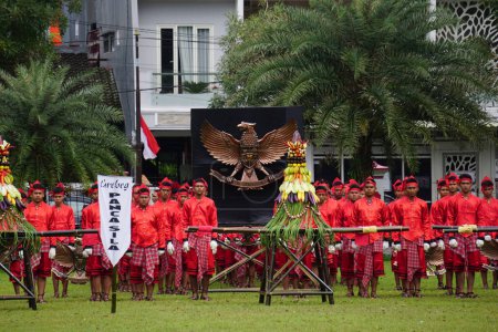 Photo for Indonesian bring national symbol, garuda pancasila - Royalty Free Image