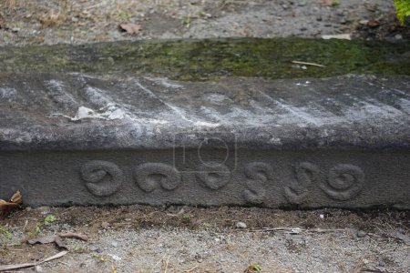 Photo for Gilang Stone Site (Situs watu gilang). This site is a relic of Sri Bameswara, the King of Kadiri who ruled around 1112-1135 before King Joyoboyo. - Royalty Free Image