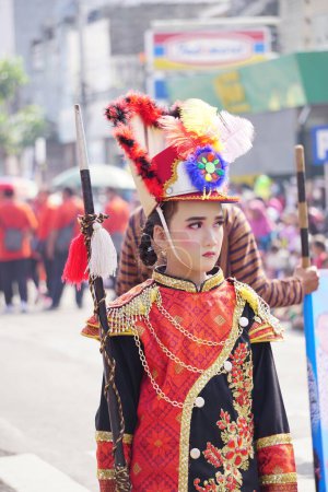 Foto de Carnaval de Indonesia para celebrar el Día Nacional de la Educación - Imagen libre de derechos