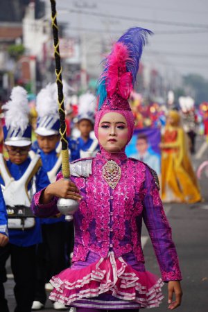 Foto de Carnaval de Indonesia para celebrar el Día Nacional de la Educación - Imagen libre de derechos