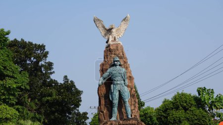 Téléchargez les photos : PETA monument as a symbol of the struggle of the Indonesian against Japan led by Soedanco Soepriyadi. - en image libre de droit
