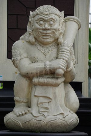 Photo for Retjo pentung statue. Reco pentung (Dwarapala) is a statue shaped like an astral creature - Royalty Free Image