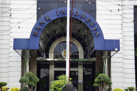 Téléchargez les photos : Bâtiment patrimonial Bank Indonesia à Malioboro, Yogyakarta. Bank Indonesia est l'une des banques indonésiennes - en image libre de droit