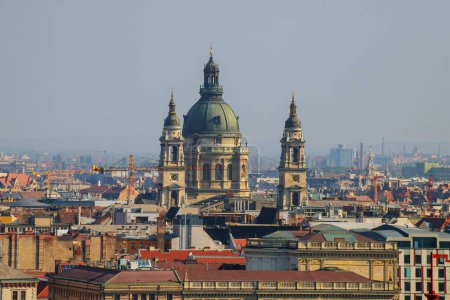 Photo for St. Stephens Basilica in Budapest is landmark of Hungarian - Royalty Free Image