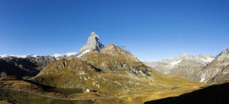 Photo for Zermatt, Switzerland: Image of the famous mountain called Matterhorn or Cervino - Royalty Free Image