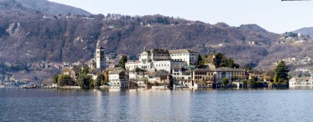 Orta San Giulio, Italy: a village located halfway along the eastern shore of Lake Orta