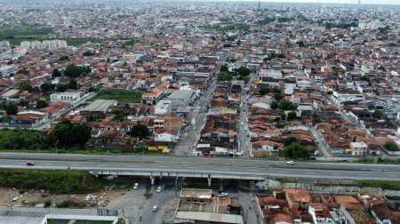 Foto de Feira de santana, bahia, Brasil - 23 de abril de 2023: Vista aérea de la ciudad de Feira de Santana - Imagen libre de derechos