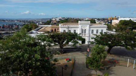 Foto de Salvador, bahia, Brasil - 6 de noviembre de 2023: vista del fuerte de Santo Antonio Alem do Carmo en la ciudad de Salvador. - Imagen libre de derechos